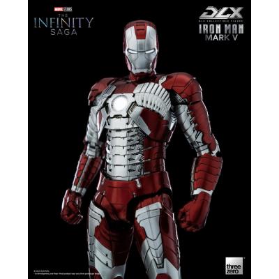 Infinity Saga Figura 1/12 DLX Iron Man Mark 5 17 cm