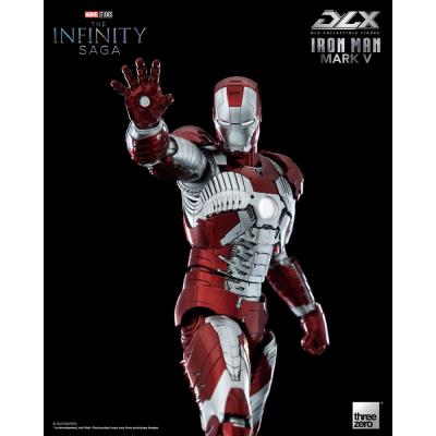 Infinity Saga Figura 1/12 DLX Iron Man Mark 5 17 cm