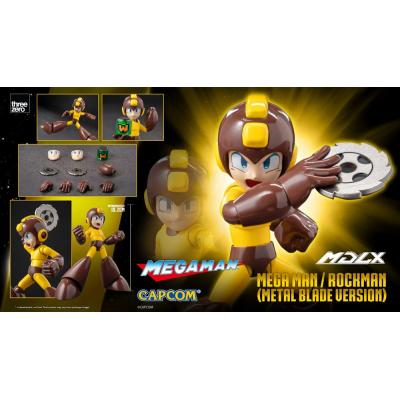 Mega Man Figura MDLX Mega Man / Rockman (Metal Blade Version) 10 cm