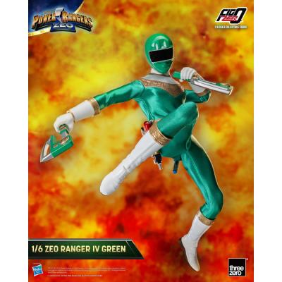 Power Rangers Zeo Figura FigZero 1/6 Ranger IV Green 30 cm