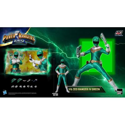 Power Rangers Zeo Figura FigZero 1/6 Ranger IV Green 30 cm