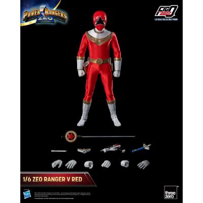 Power Rangers Zeo Figura FigZero 1/6 Ranger V Red 30 cm