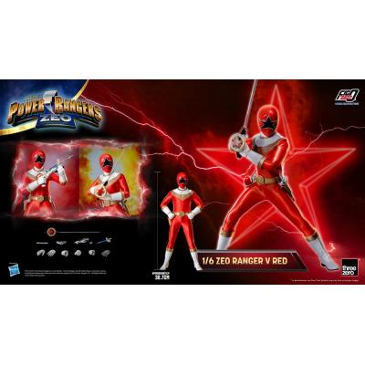 Power Rangers Zeo Figura FigZero 1/6 Ranger V Red 30 cm