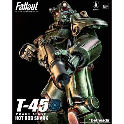 Fallout Figura FigZero 1/6 T-45 Hot Rod Shark Power Armor 37 cm