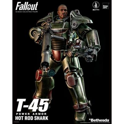 Fallout Figura FigZero 1/6 T-45 Hot Rod Shark Power Armor 37 cm