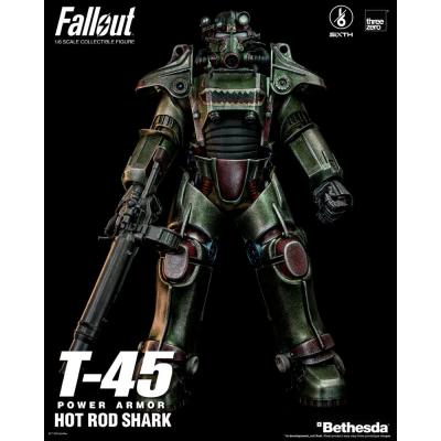Fallout Figura FigZero 1/6 T-45 Hot Rod Shark Power Armor 37 cm