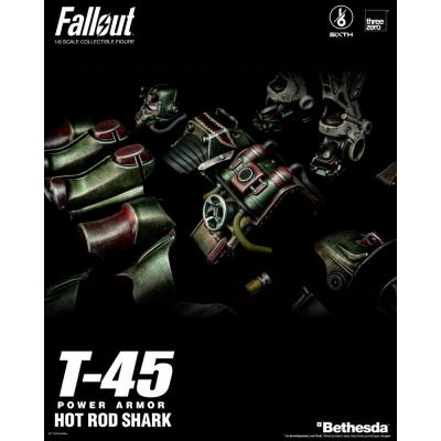 Fallout Figura FigZero 1/6 T-45 Hot Rod Shark Power Armor 37 cm