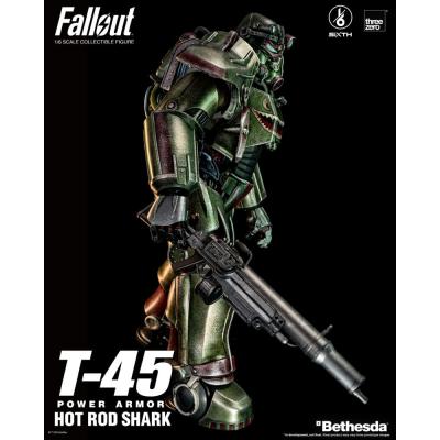 Fallout Figura FigZero 1/6 T-45 Hot Rod Shark Power Armor 37 cm