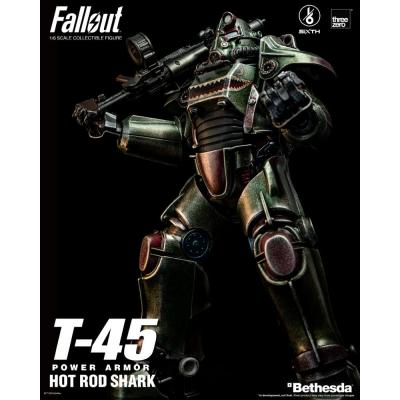 Fallout Figura FigZero 1/6 T-45 Hot Rod Shark Power Armor 37 cm