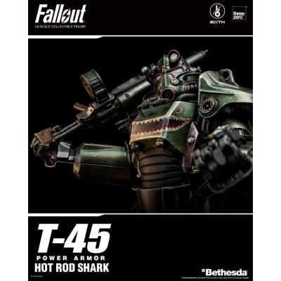 Fallout Figura FigZero 1/6 T-45 Hot Rod Shark Power Armor 37 cm