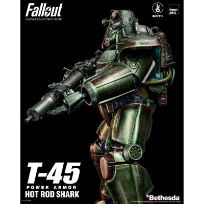 Fallout Figura FigZero 1/6 T-45 Hot Rod Shark Power Armor 37 cm