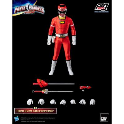 Power Rangers Turbo Figura FigZero 1/6 Red Turbo Power Ranger 30 cm