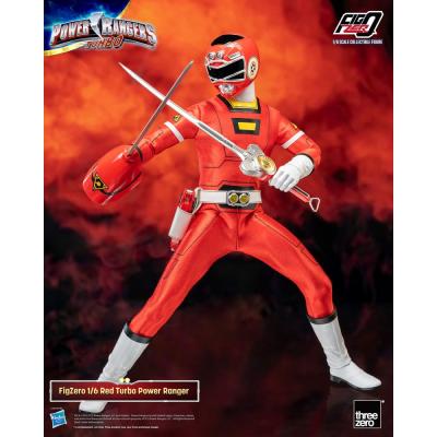 Power Rangers Turbo Figura FigZero 1/6 Red Turbo Power Ranger 30 cm