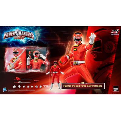 Power Rangers Turbo Figura FigZero 1/6 Red Turbo Power Ranger 30 cm