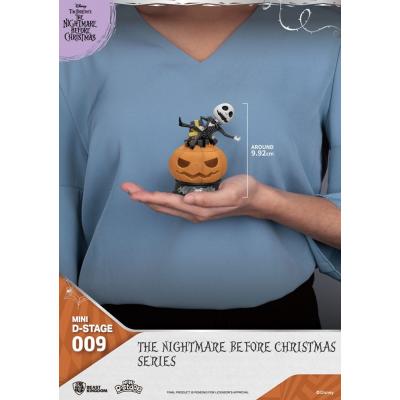 The Nightmare Before Christmas Pack de 6 Figuras Mini Diorama Stage The Nightmare Before Christmas Series 10 cm