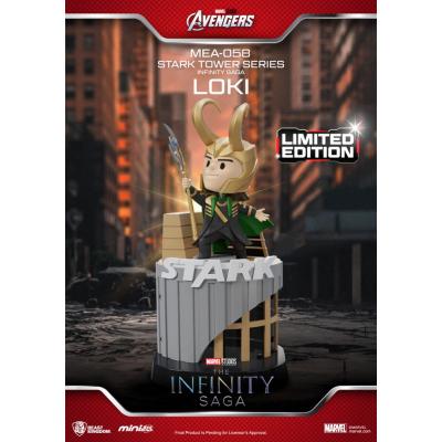 Marvel Figura Mini Egg Attack The Infinity Saga Stark Tower series Tony Stark & Mark VII suit pod mod 12 cm