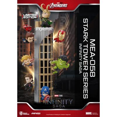 Marvel Figura Mini Egg Attack The Infinity Saga Stark Tower series Loki 12 cm