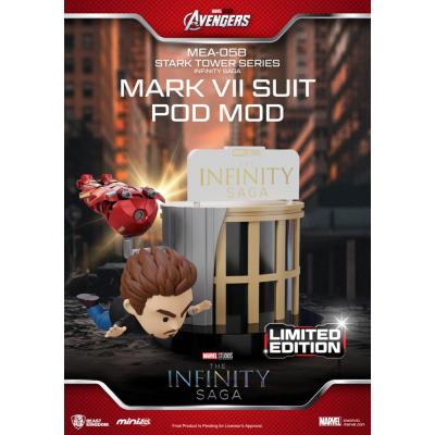 Marvel Figura Mini Egg Attack The Infinity Saga Stark Tower series Loki 12 cm