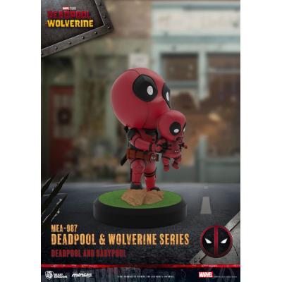 Deadpool 3 Pack de 6 Figuras Deadpool & Wolverine Series Mini Egg Attack Set 8 cm