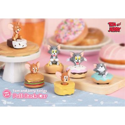 Tom & Jerry Pull Back Car Series Pack de 6 Coches de Cuerda Blind Box