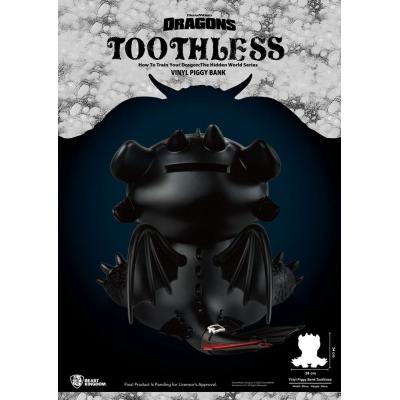 Cómo Entrenar A Tu Dragón Hucha Piggy Vinyl Toothless 30 cm