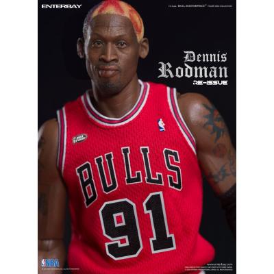 NBA Collection Figura Real Masterpiece 1/6 Dennis Rodman Limited Retro Editon 33 cm