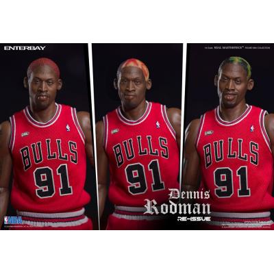 NBA Collection Figura Real Masterpiece 1/6 Dennis Rodman Limited Retro Editon 33 cm