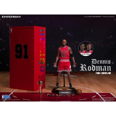 NBA Collection Figura Real Masterpiece 1/6 Dennis Rodman Limited Retro Editon 33 cm