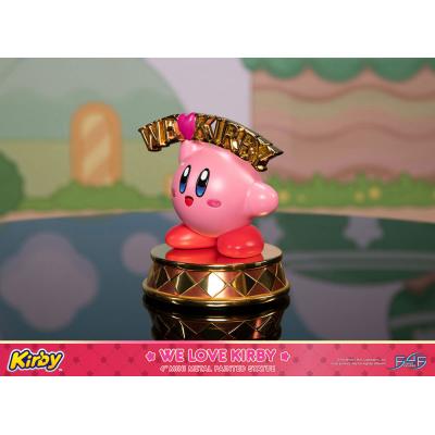 Kirby Estatua DieCast We Love Kirby 10 cm