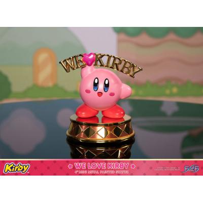Kirby Estatua DieCast We Love Kirby 10 cm