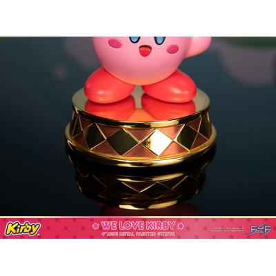 Kirby Estatua DieCast We Love Kirby 10 cm