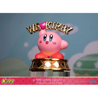 Kirby Estatua DieCast We Love Kirby 10 cm