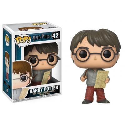 Harry Potter POP! Movies Vinyl Figura Harry Potter with Marauders Map 9 cm