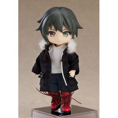 Original Character Accesorios para las Figuras Nendoroid Doll Warm Clothing Set: Boots & Mod Coat (Black)