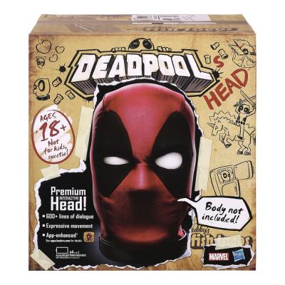 Marvel Legends Cabeza premium e interactiva de Deadpool