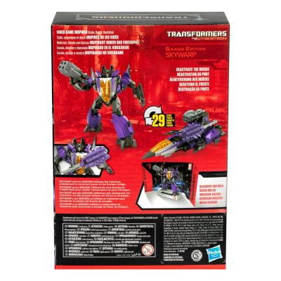 Transformers: War for Cybertron Studio Series Voyager Class Figura Gamer Edition Skywarp 16 cm