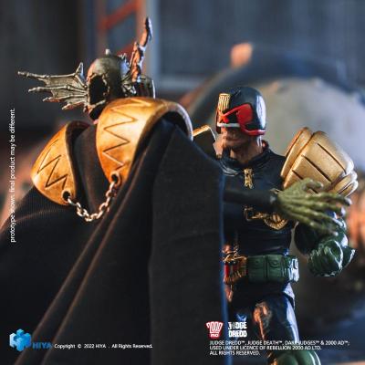 2000 AD Figura 1/18 Exquisite Mini Judge Dredd Gaze Into The Fist of Dredd 10 cm