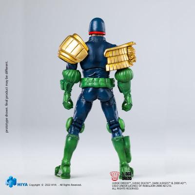2000 AD Figura 1/18 Exquisite Mini Judge Dredd Gaze Into The Fist of Dredd 10 cm