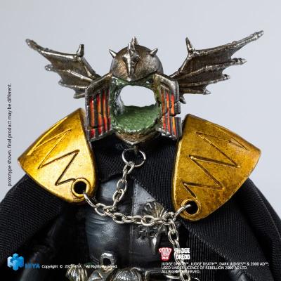 2000 AD Figura 1/18 Exquisite Mini Judge Dredd Gaze Into The Fist of Dredd 10 cm