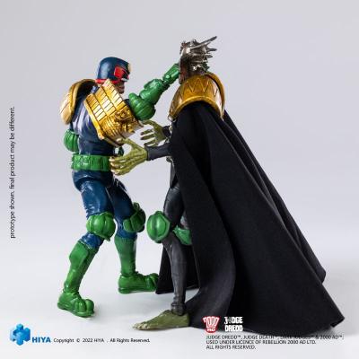 2000 AD Figura 1/18 Exquisite Mini Judge Dredd Gaze Into The Fist of Dredd 10 cm