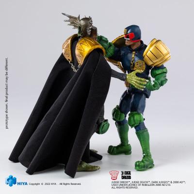 2000 AD Figura 1/18 Exquisite Mini Judge Dredd Gaze Into The Fist of Dredd 10 cm