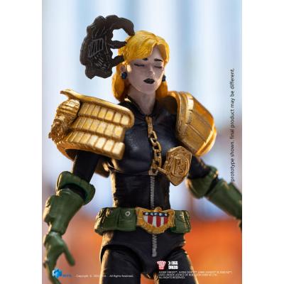 2000 AD Figura 1/18 Exquisite Mini Judge Dredd Judge Anderson Hall of Heroes 10 cm