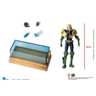 2000 AD Figura 1/18 Exquisite Mini Judge Dredd Judge Anderson Hall of Heroes 10 cm