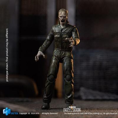 The Walking Dead Figura 1/18 Exquisite Mini Daryl Dixon Dark Eyes Walker 11 cm