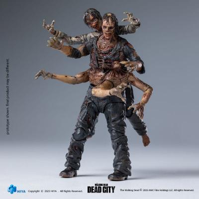 The Walking Dead Figura 1/18 Exquisite Mini Dead City Walker King 11 cm