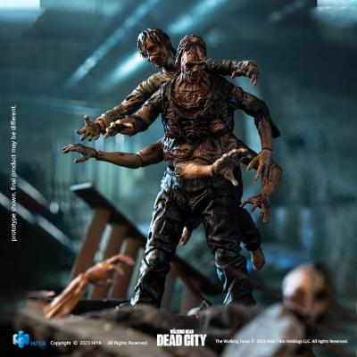 The Walking Dead Figura 1/18 Exquisite Mini Dead City Walker King 11 cm