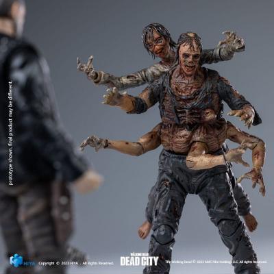 The Walking Dead Figura 1/18 Exquisite Mini Dead City Walker King 11 cm