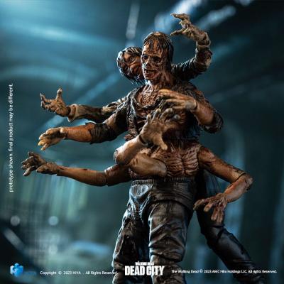 The Walking Dead Figura 1/18 Exquisite Mini Dead City Walker King 11 cm
