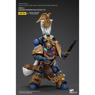 Warhammer The Horus Heresy Figura 1/18 Ultramarines Legion Praetor with Power Sword and Volkite Serpenta 20 cm