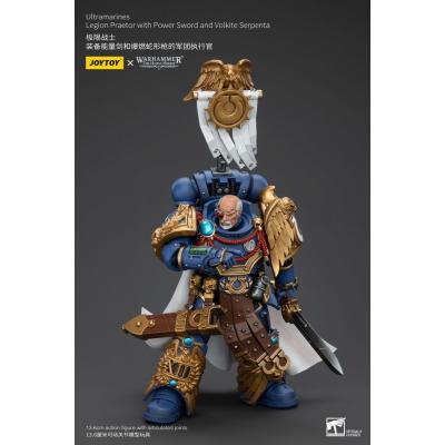 Warhammer The Horus Heresy Figura 1/18 Ultramarines Legion Praetor with Power Sword and Volkite Serpenta 20 cm